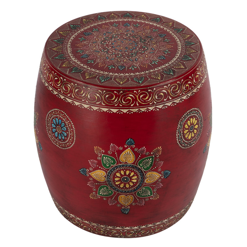 Table d'appoint ronde en fer de 17 po Beda