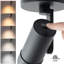 13.5W Black LED Spotlight, Adjustable Beam 24°-60° & CCT 2700-5000K, CRI90+, for Art Gallery or Home
