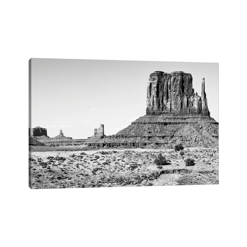 Série noire Arizona - Monument Valley-PHD1483, H 18 po x l 26 po x P 1,5 po
