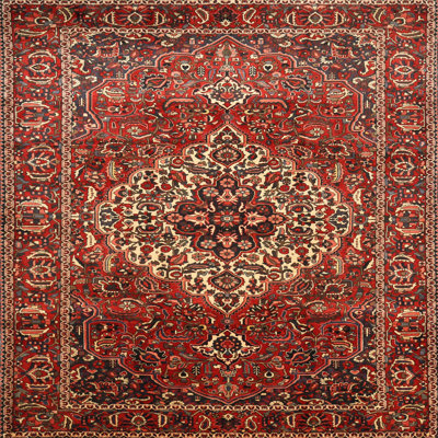 Tapis traditionnel gris / noir / beige Chartreuse
