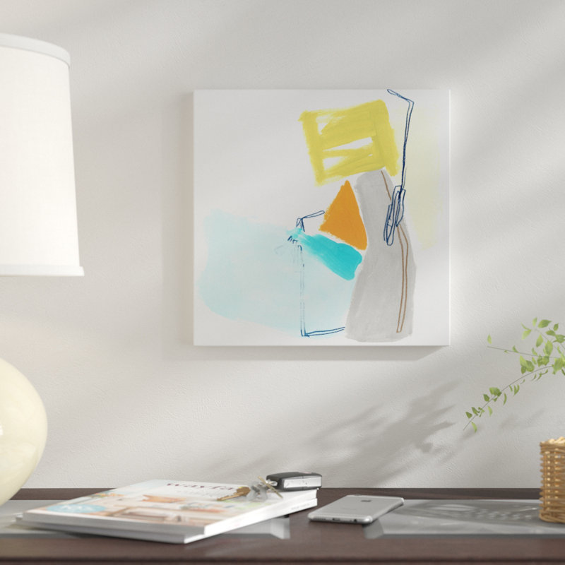 « adagio vii », impression sur toile, H 18 po x l 18 po x P 1,5 po, Toile tendue, Pas de tapis