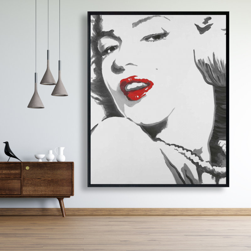 marilyn monroe wall outline