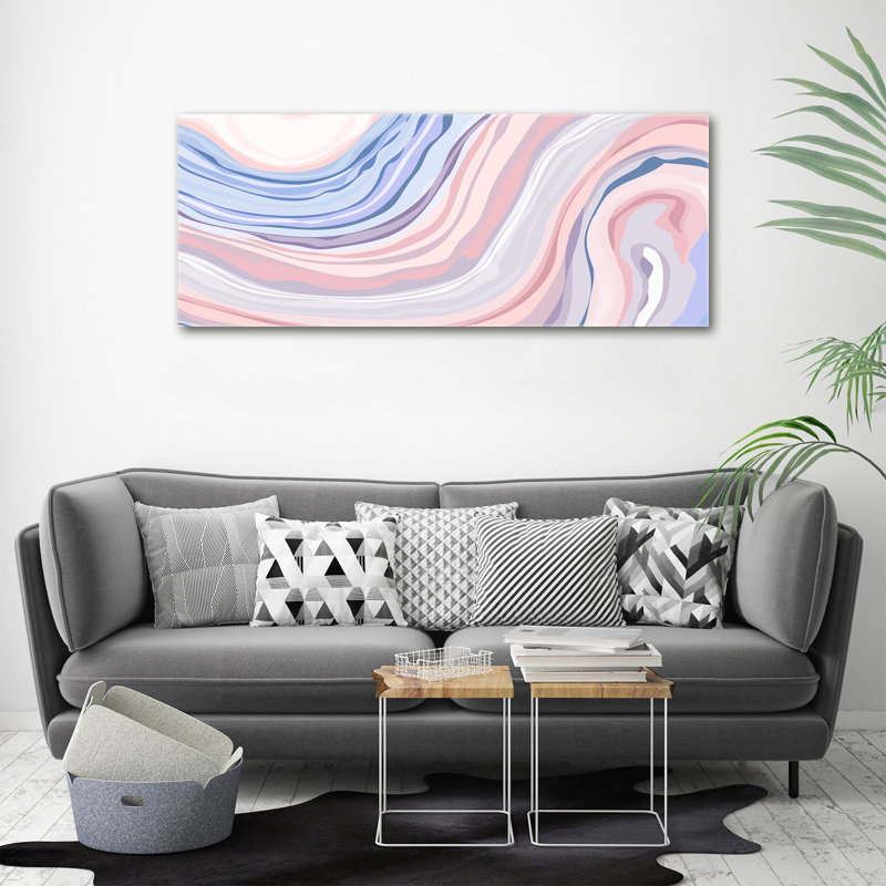 Waves Abstraction - No Frame Print on Canvas