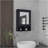 Vina Medicine Cabinet With Mirror Door 29" High Cabinet Organizer With Three Concealed Shelves And Two Open Shelves  For Bathroom, Kitchen, Mudroom-907341625