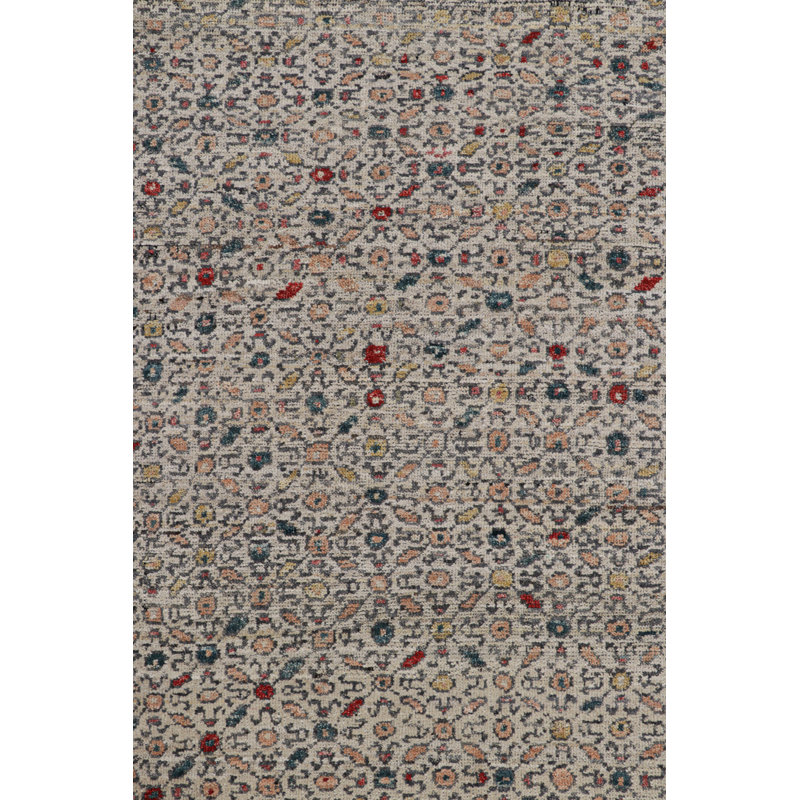 Burano Wool Floral Area Rug, Runner 3' x 14'