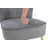 Latwanna 22'' Wide Velvet Slipper Chair Accent Chairs Modern Armless Chair Wingback Single Sofa Side Chair Comfy Corner Chair with Golden Legs for Living Room Bedroom-2076111475