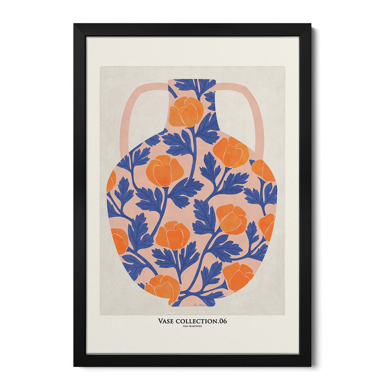 Vase Collection VI, affiches encadrées de qualité supérieure, H 32 po x l 24 po