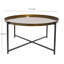 Christi Cross Legs Coffee Table