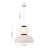 1-Light Geometric Paper Lantern Pendant