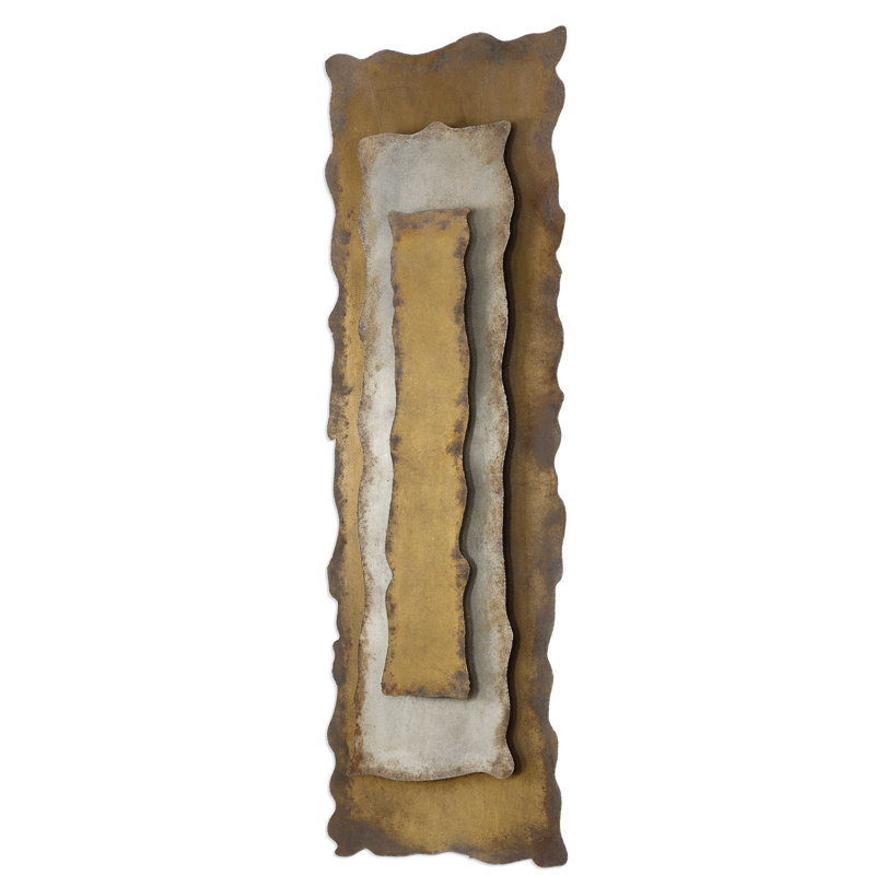Traditional Abstract Wall Decor on Metal