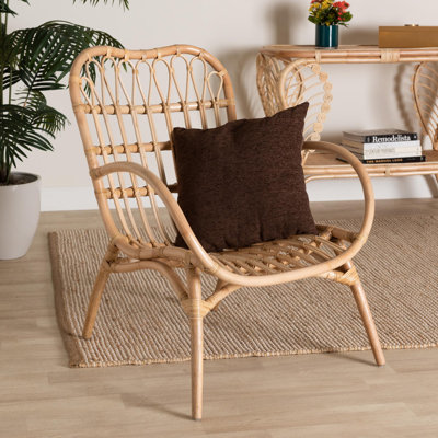 Rollison 28.7'' Wide Rattan Armchair
