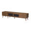 Meuble télé 76 po avec portes en verre 76 po Modern Minimal Modern Doors