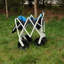 Chariot de plage pliant Wagon Garden (blanc)