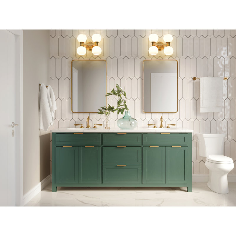 4 - Light Dimmable Vanity Light, Modern Gold