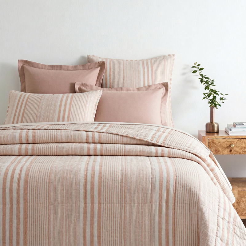 Taie décorative matelassée Carolina, Taie décorative hollandaise Euro, Orange