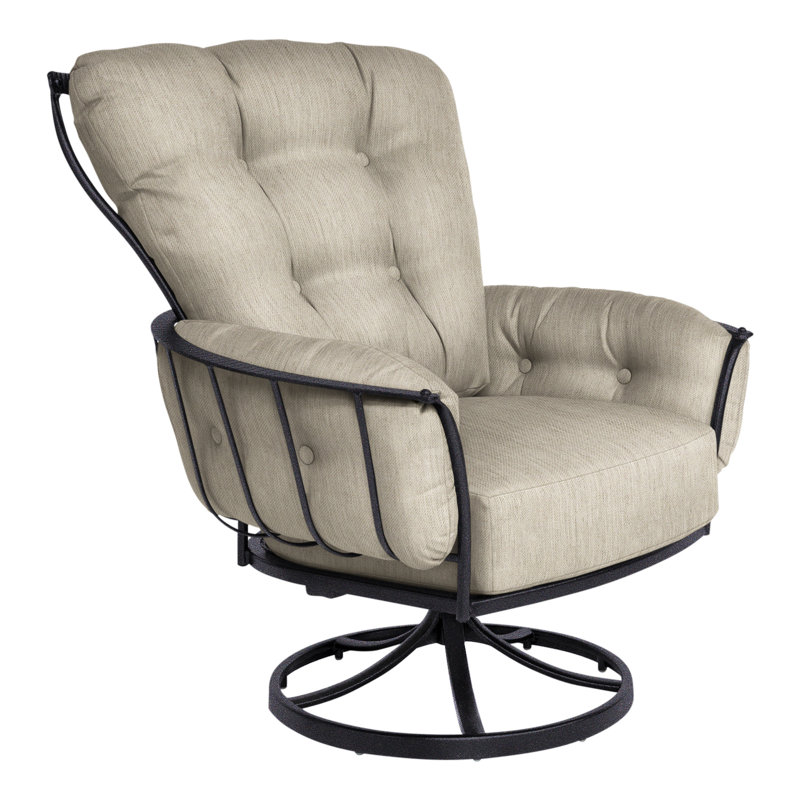 Monterra Outdoor Rocker Chair, Graphite, Pique Midnight
