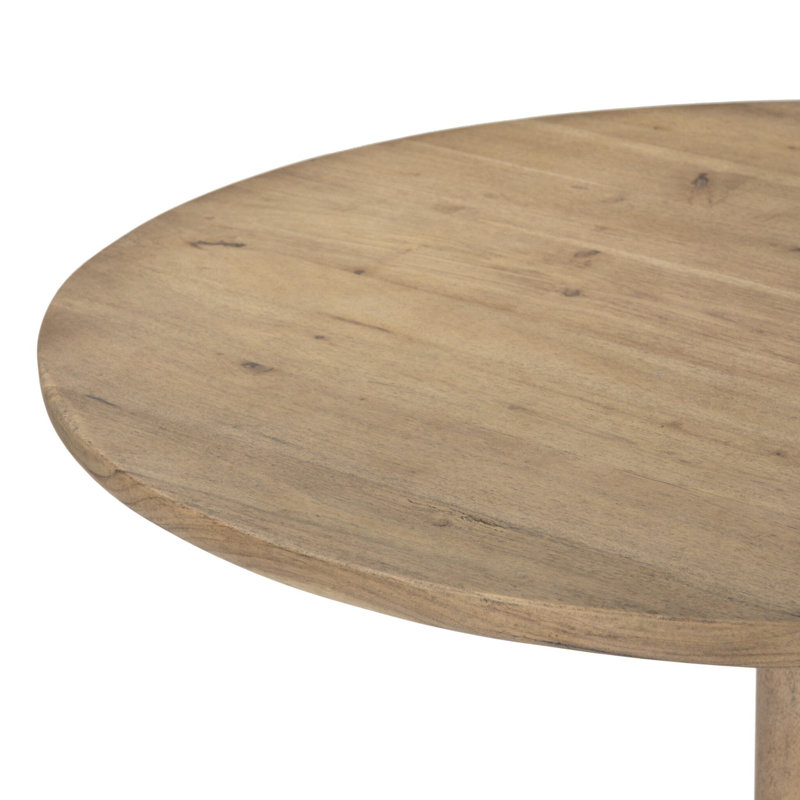 Barron Solid Wood End Table,  Light Mixed Reclaimed