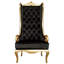 Fauteuil à oreilles Mavro Palazzo