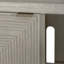 Armoire décorative à quatre portes avec tablettes réglables Emry