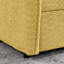 Lit de jour avec lit gigogne escamotable et capitonné, taille simple, tissu Boucle (83 po x 43 po x 29,5 po)