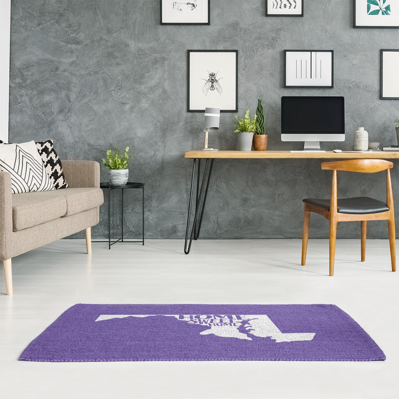 Tapis de région mauve maryland, Rectangle 5 pi x 7 pi