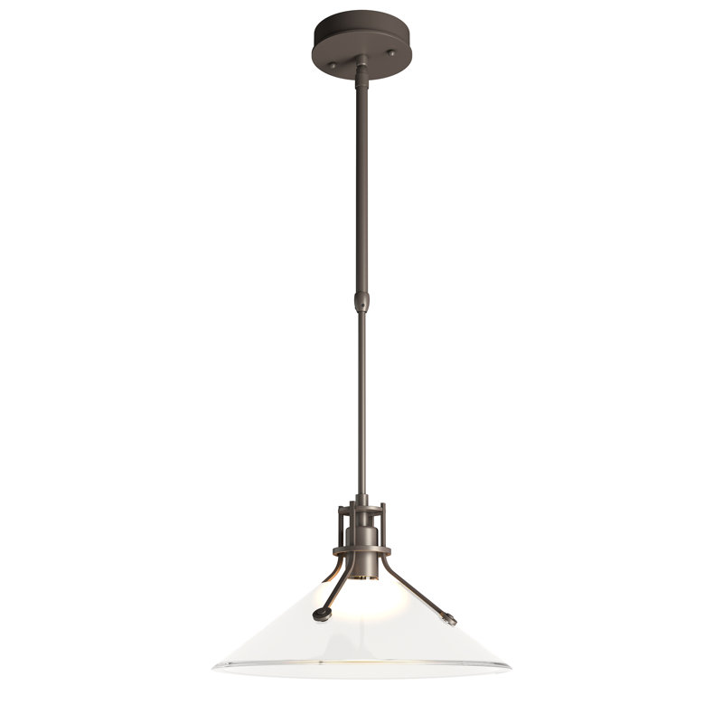 Henry Outdoor Pendant, Oil Rubbed Bronze, Frosted Glass