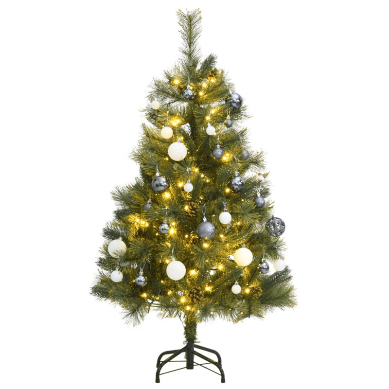 Arbre de Noël artificiel éclairé, 3,9 pi