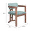 Chaise d'appoint rembourrée Modern