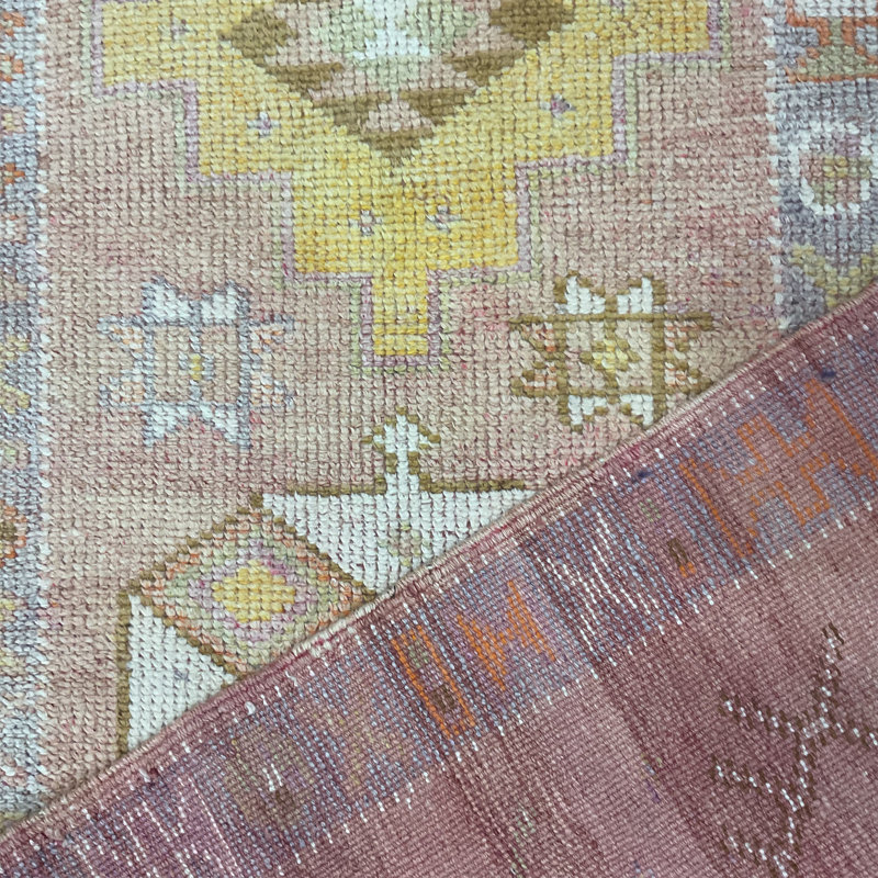 Dakota Fields Handmade Turkish Oushak Wool Runner