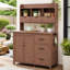 Banc de patio avec 6 tiroirs et armoire Farmhouse-696462073