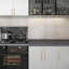 Paquet de 10 poignées d'armoire, poignées d'armoire de cuisine en alliage de zinc durable, poignées de tiroir solides pour armoires, placards et placards-113298041-113298058