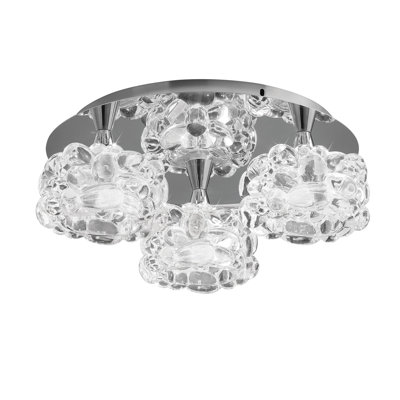 Vinton Glass Semi Flush Mount