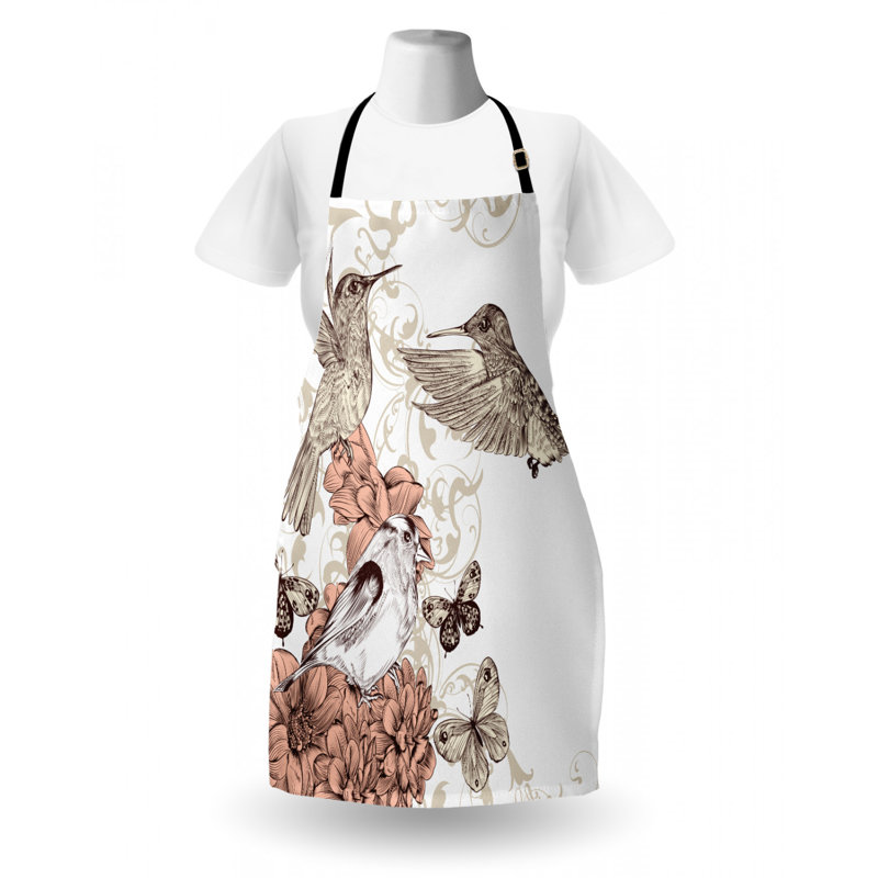 Floral Bib Apron