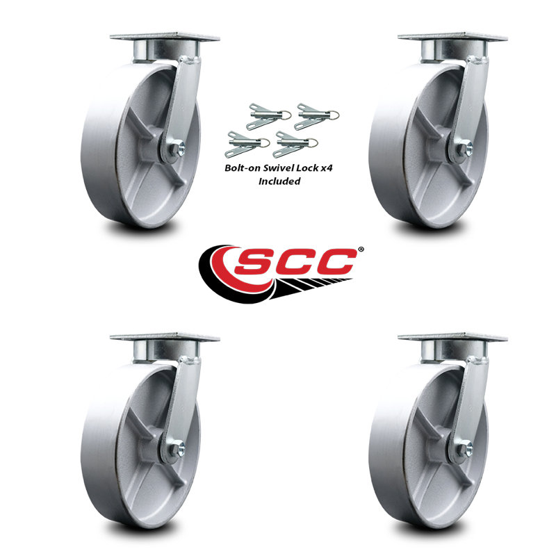 Kingpinless Semi Steel Caster