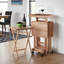 Ensemble de tables à collation 6 pièces en bois au fini naturel Turner, H 25,96 po x L 18,93 po x P 15,7 po-1423881985