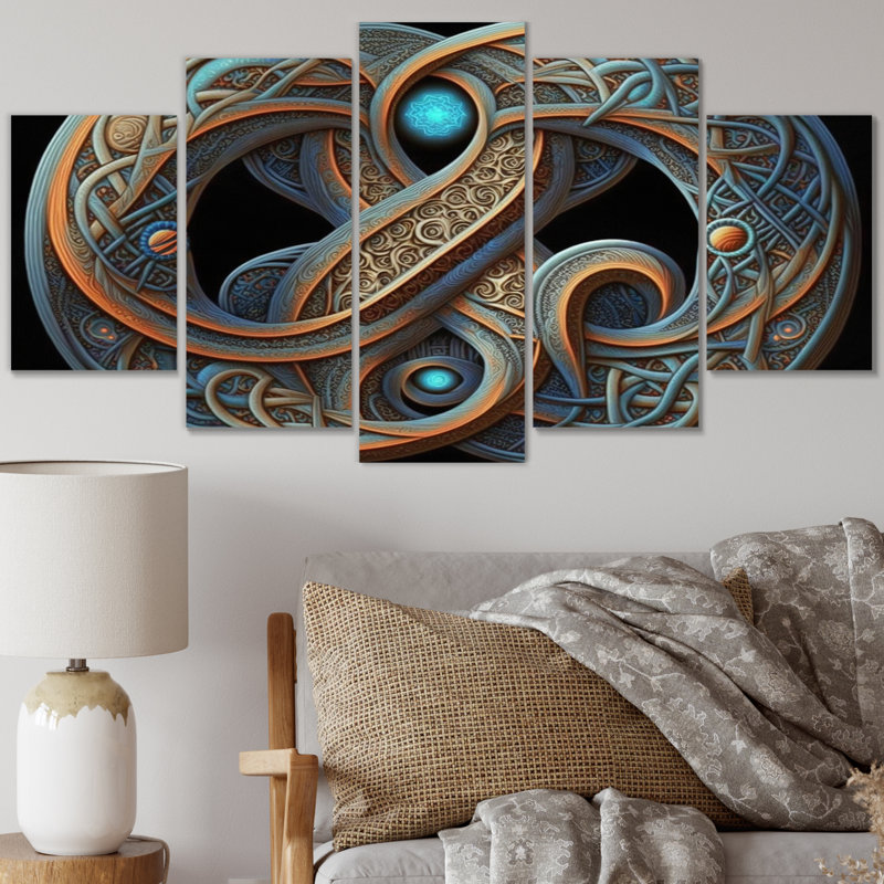Cveta - Modern Geometric Wall Decor - 5 Panels