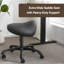 Tabouret à roulettes pivotant pneumatique ergonomique et robuste avec siège extra large Latitude Run®-98496128