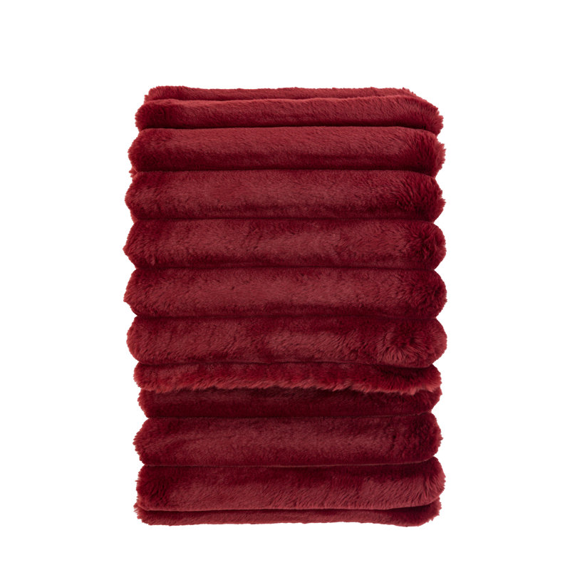 Throw Blanket, Red
