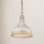 Claudette Single Light Steel Dimmable Pendant