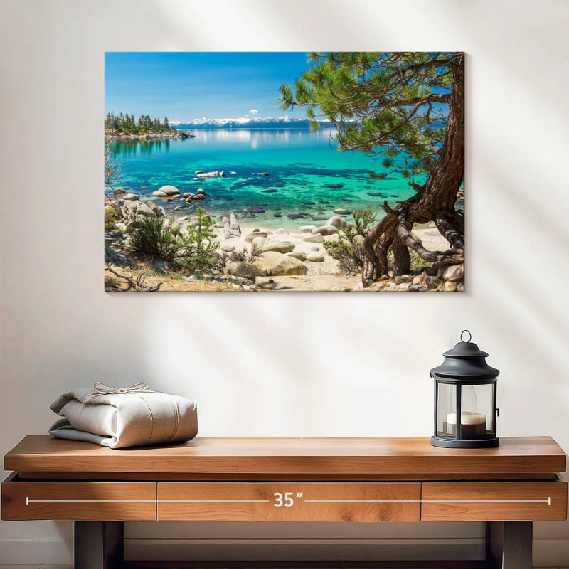 Alvord turquoise, lac Tahoe, H 16 po x l 24 po