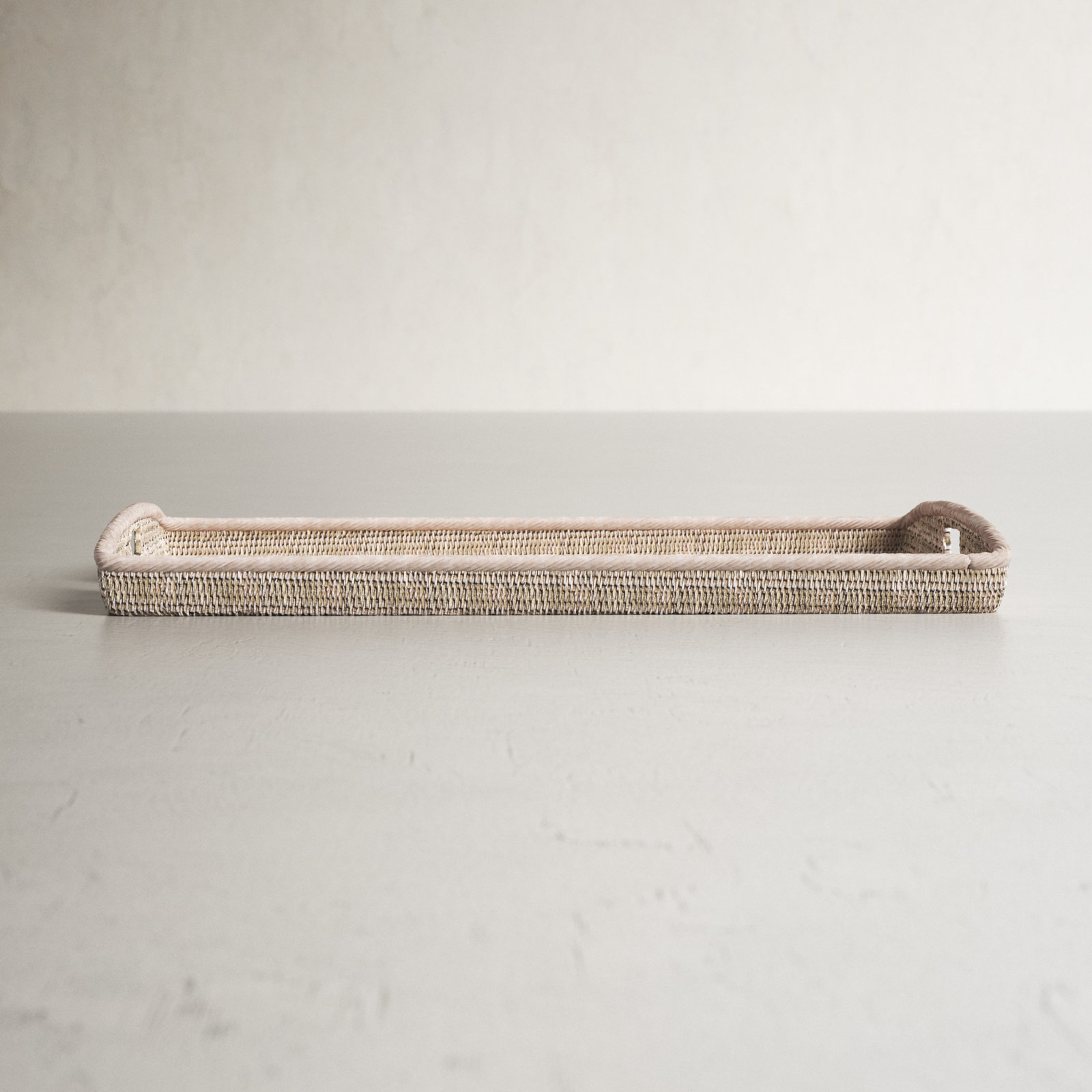 Ilonka Decorative Tray, White Wash