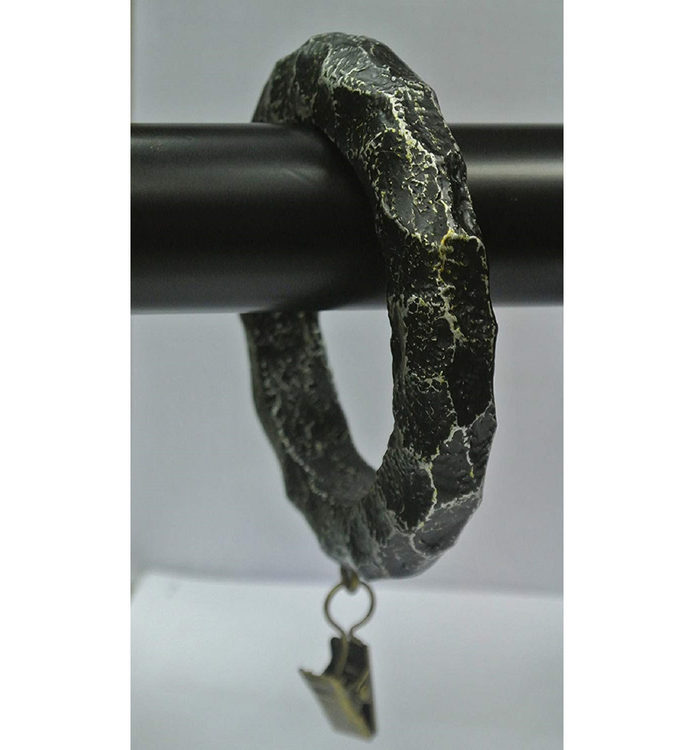 Purifoy Polyresin Curtain Rings (Set of 8) Brayden Studio® 