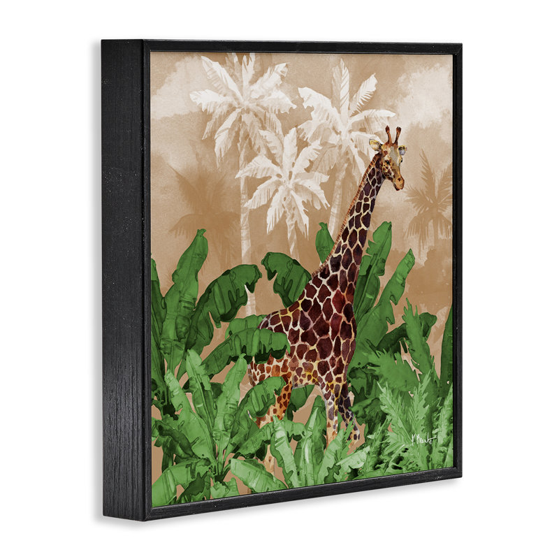 «Jungle Life», giclée par Paul Brent, Giclée encadrée noir minuit, H 12 po x l 12 po