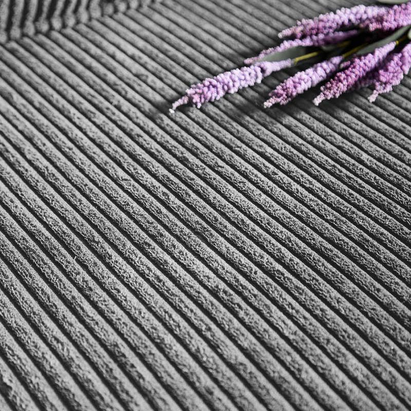 83,86 po Velours côtelé avec éponge haute - gris 3 compressés pour le salon, la chambre à coucher, la chambre à coucher de bureau, le style minimaliste et les porte-gobelets