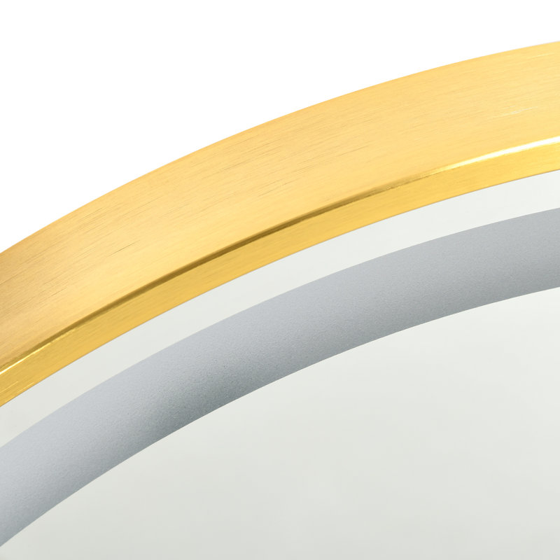 Torven Metal Round Mirror