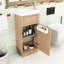 Meuble-lavabo avec lavabo réversible et tablette réglable