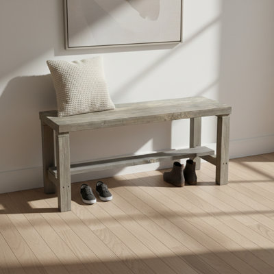 Banc d'entrée de style rustique