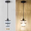 Luminaire suspendu tambour moderne en cristal 1 lumière Levona-2078767298