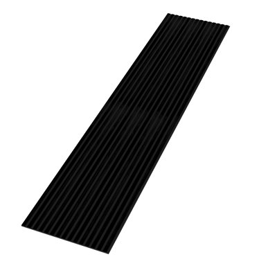 108.7" L X 23.6" W  Wood Look Acoustic Slat Wall Paneling,Sound Proof 3D Wall Panels,Decorative Soundproof Panels For Walls And Ceilings (Set Of 2)
