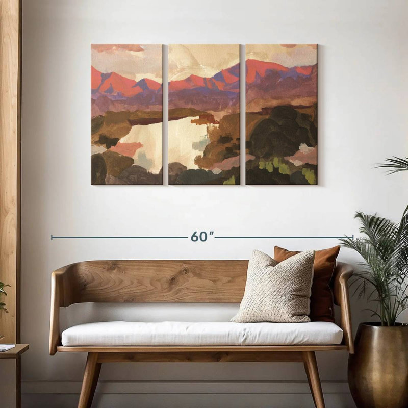 Avery Hawksbill River View I, H 28 po x l 45 po